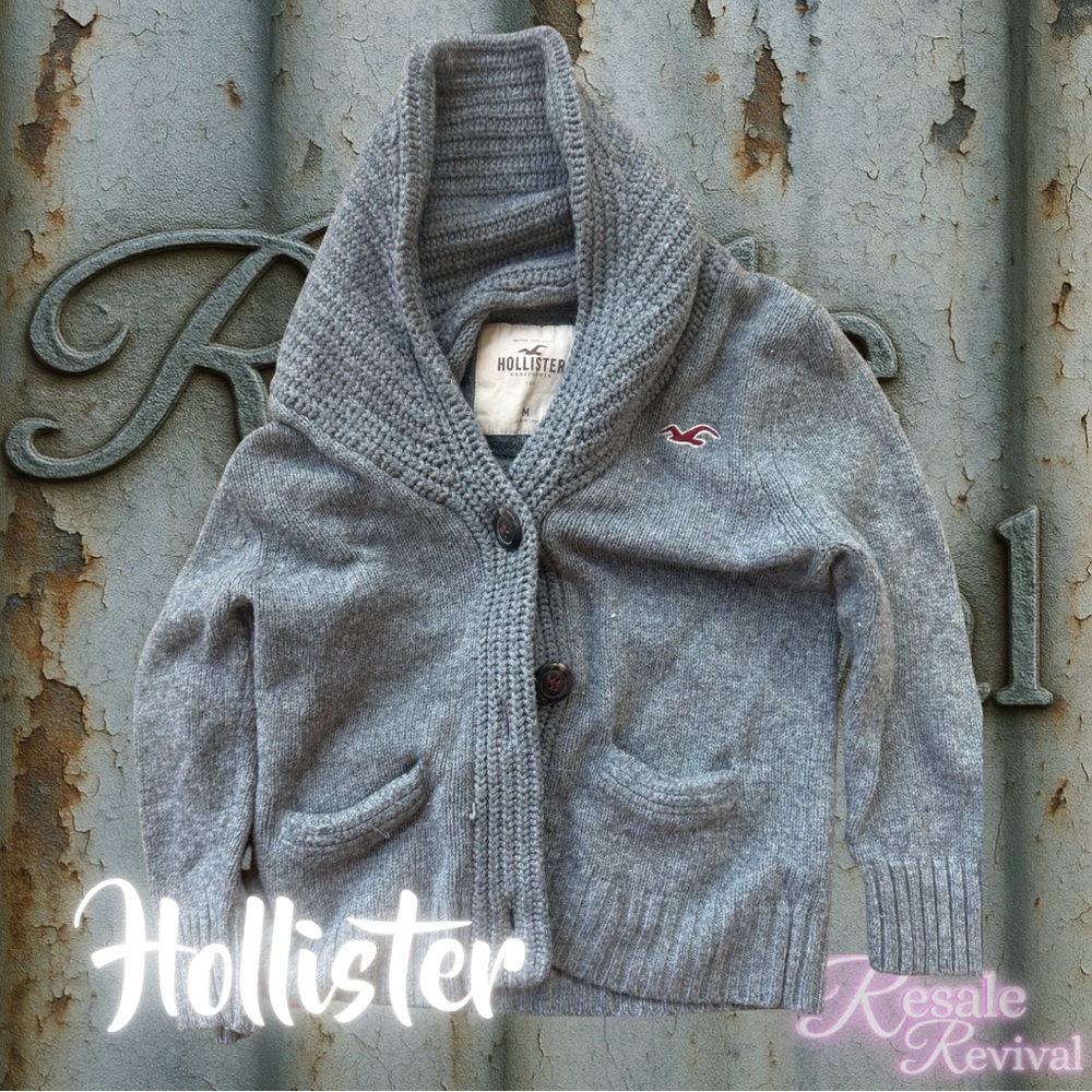 Hollister Shawl Collar Cardigan | Cozy Knit | Small 🐿️